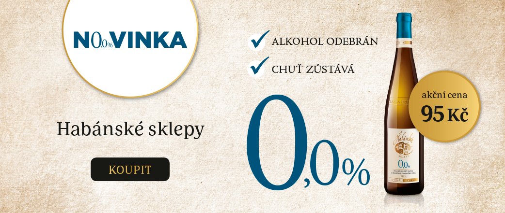 Novinka - Habánské sklepy nealkoholické!