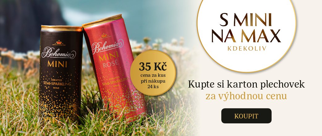 Výhodné kartonové balení Bohemia MINI