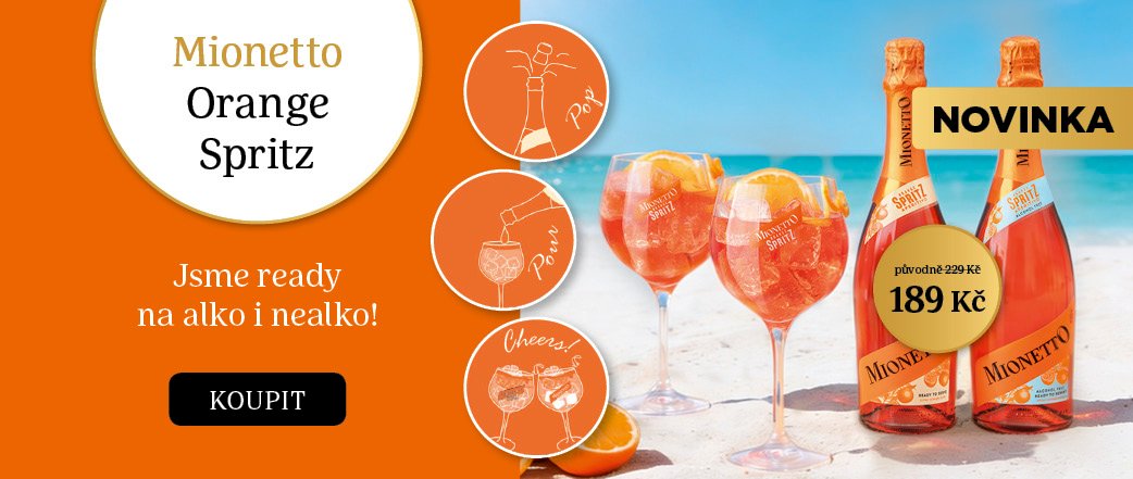 Zažijte chuť Mionetto Orange Spritz!