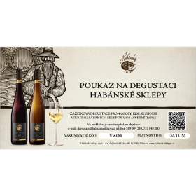 Zážitková degustace Habánské Sklepy pro 4 osoby - tištěná poukázka