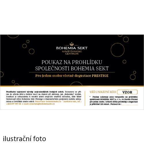 Prohlídka společnosti BOHEMIA SEKT s degustací PRESTIGE - tištěná poukázka