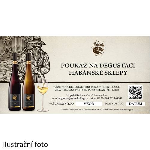 Zážitková degustace Habánské Sklepy pro 4 osoby - tištěná poukázka