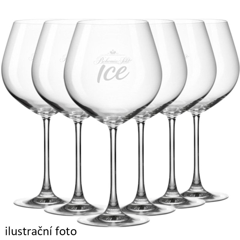 Balíček skleniček Bohemia Sekt Ice 6ks