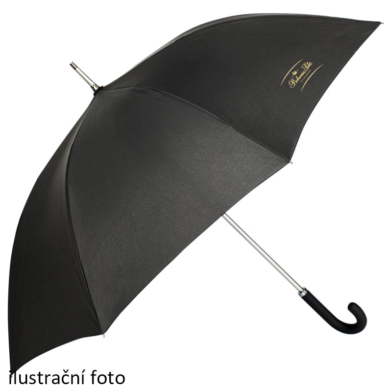 Bohemia Sekt maxi deštník - černý se zlatým logem