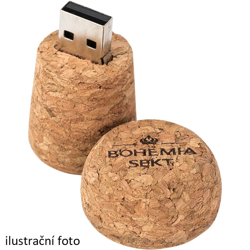 Bohemia Sekt USB flash disk ve tvaru korku