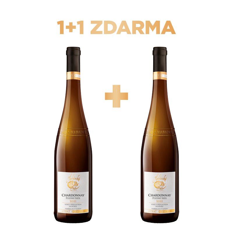 Habánské sklepy Chardonnay 2021 ps RETAIL 1+1 ZDARMA – foto produktu