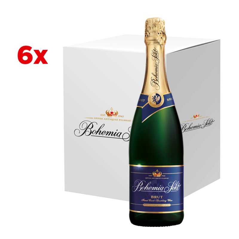 Bohemia Sekt brut 0,75 l - karton 6 ks – foto produktu