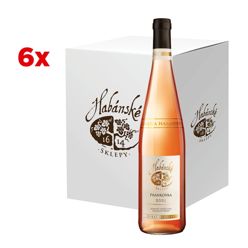Habánské sklepy Frankovka Rosé - karton 6 ks – foto produktu