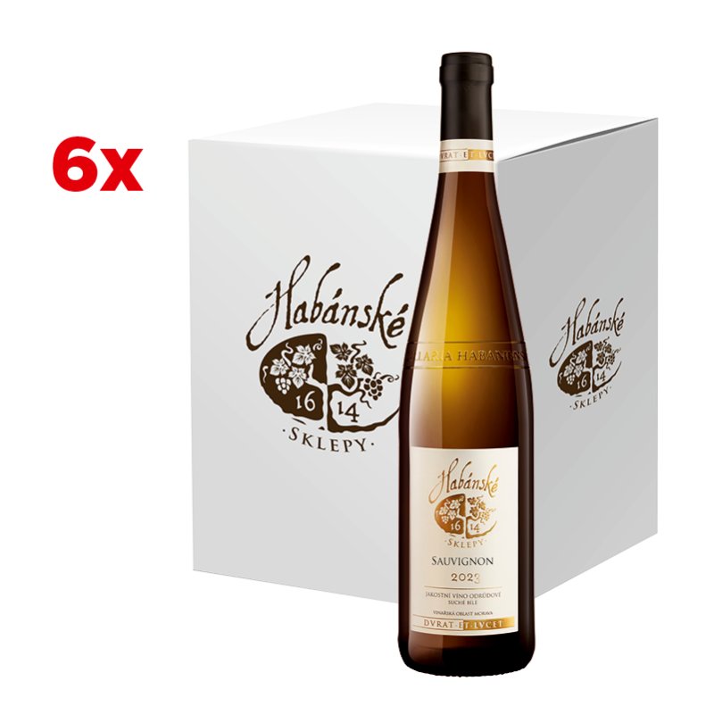 Habánské sklepy Sauvignon - karton 6 ks – foto produktu