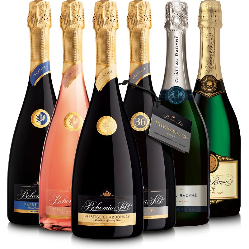 Vánoční degustační balíček prémiových sektů