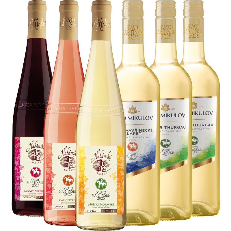 Balíček SVATOMARTINSKÝCH vín