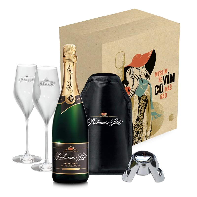 Dárkový set Bohemia Sekt pro chladivý okamžik
