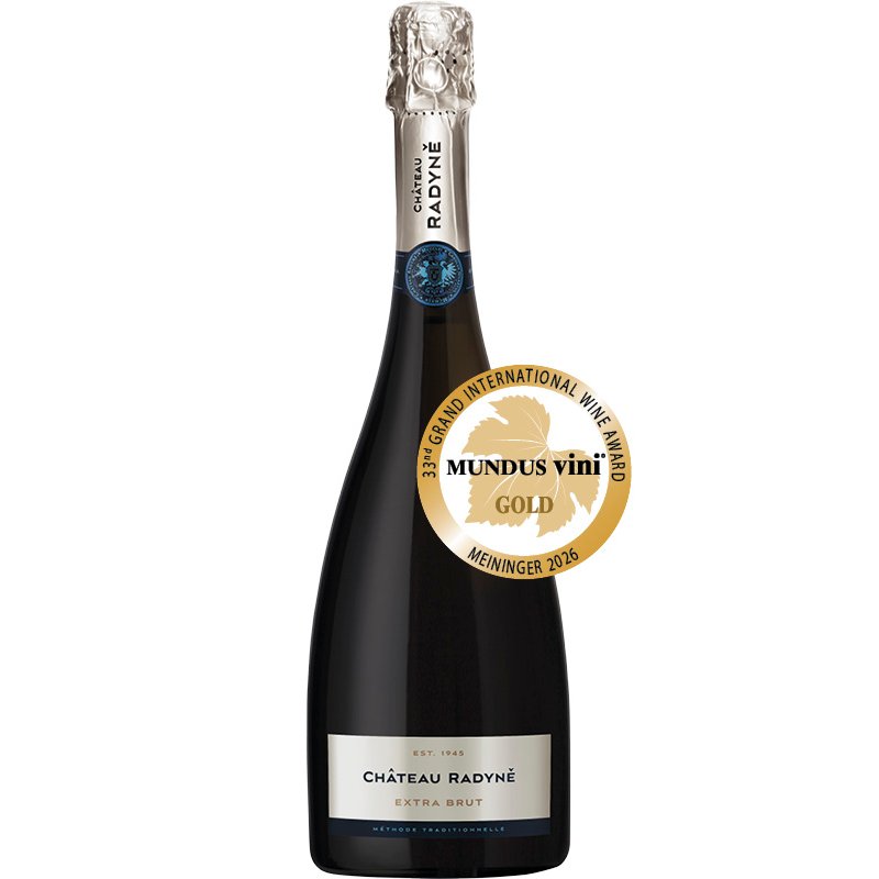 Chateau Radyně Extra Brut 0,75l Jakostní šumivé víno stanovené oblasti 0,75l 13%