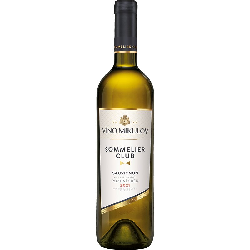 Víno Mikulov Sommelier Club Sauvignon 2021 pozdní sběr