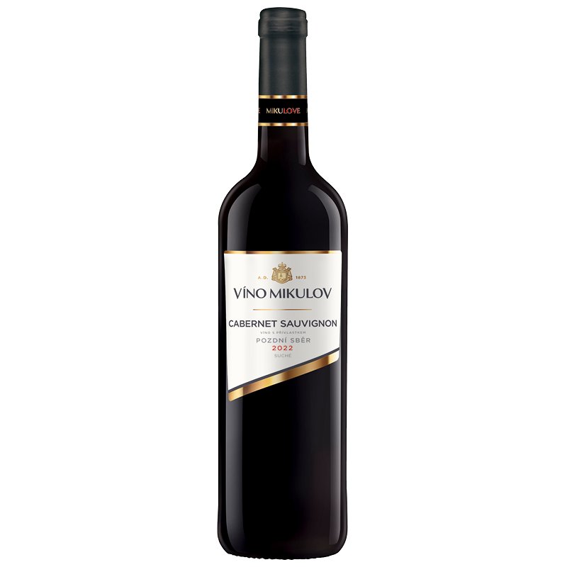 Product detail of Víno Mikulov Cabernet Sauvignon 2022 pozdní sběr