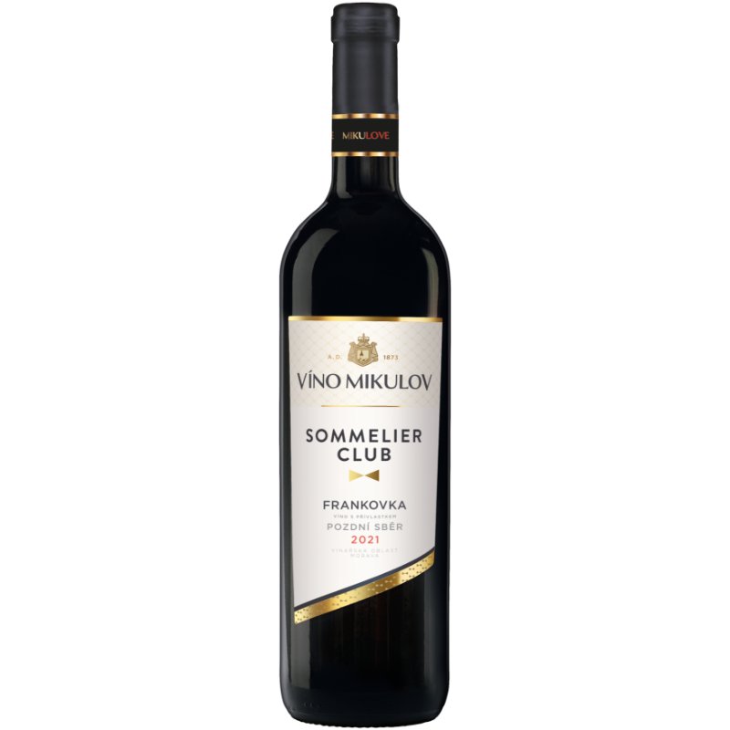 Product detail of Víno Mikulov Sommelier Club Frankovka 2021 pozdní sběr