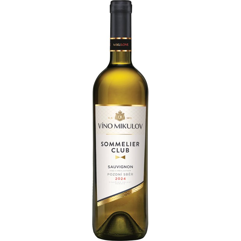 Víno Mikulov Sommelier Club Sauvignon 2024 pozdní sběr
