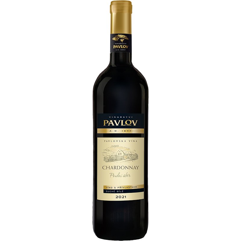 Vinařství Pavlov Chardonnay 2021 pozdní sběr